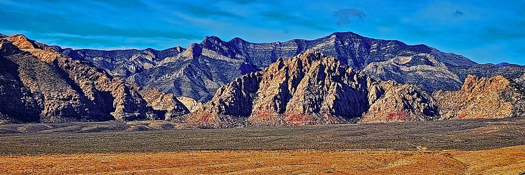 White Rock Mountain at Northern End of Rainbow Mountains. | Grand Staircase | Calico Basin, Nevada